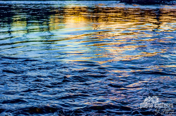 Ripples and reflections in Harpeth River