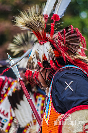 Native American Dancer Spear In Hand