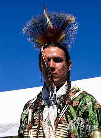 Cherokee Dancer Feather In Face