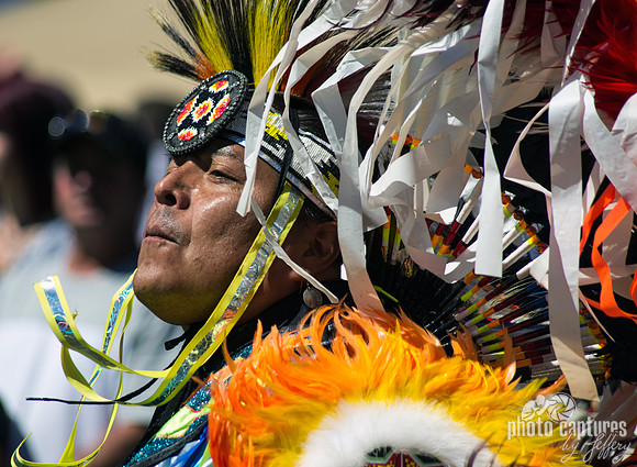 Colorful Dancer Head Held High