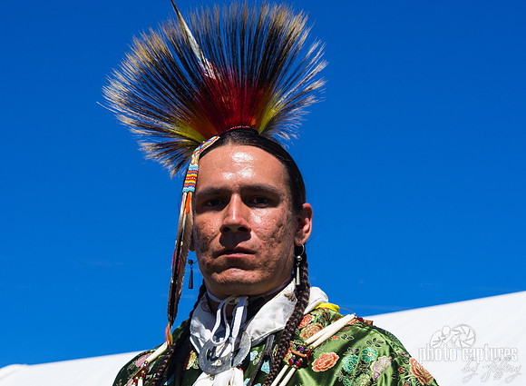 Cherokee Dancer Serious Look