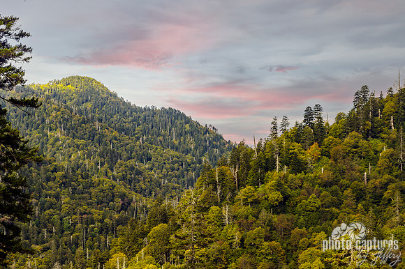 Evening sky Smoky Mountain