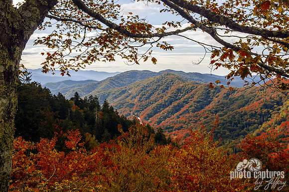 Newfound Gap view Smoky Mountain East TN