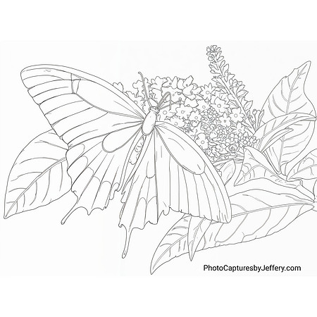 Eastern Tiger Swallowtail Wings At Rest