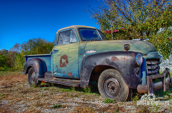 Classic GMC Truck On The Back Roads Of Tennessee