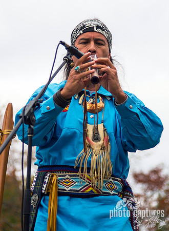 Arvel Bird Playing Flute