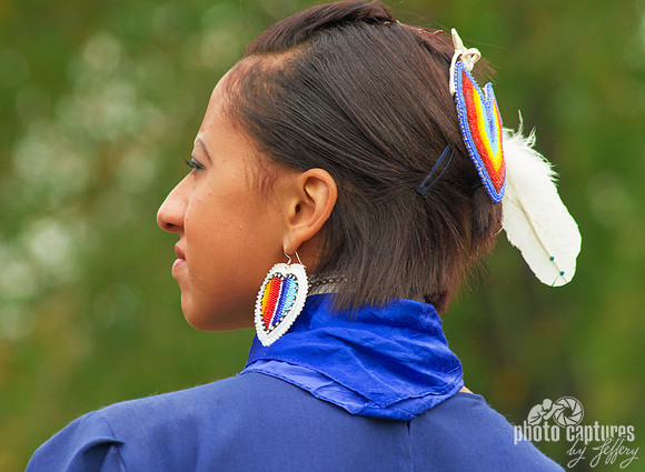 Colorful Heart Earring