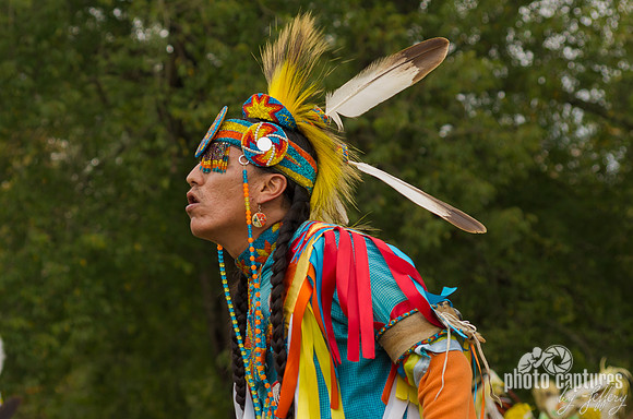 Native American Dancer Into The Moves
