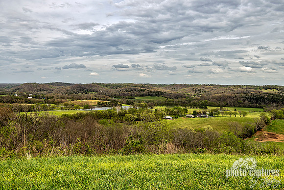 Water Valley Overlook Williamsport Tennessee Springtime