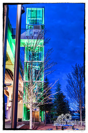 Shelby Street Bridge Elevator Green