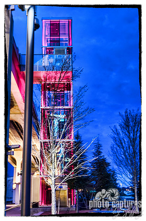 Shelby Street Bridge Elevator Red