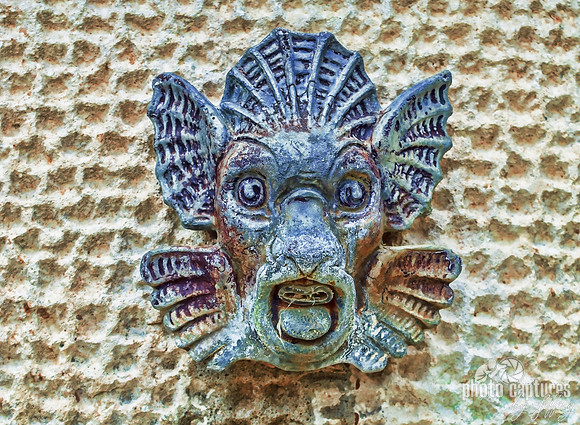 Alien Fish Fountain Spout