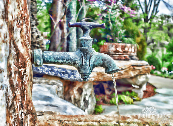 Faucet Fountain at Cheekwood