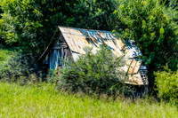 Painterly Old Rustic Barn Rural Countryside