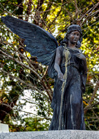 Close Full View Angelic Winged Female Angel