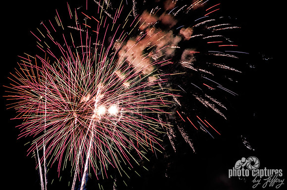 Fireworks Smoke Over The Water Percy Priest Lake
