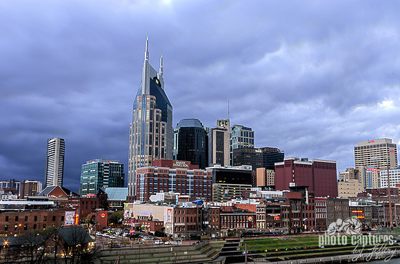 The Music City Nashville Skyline
