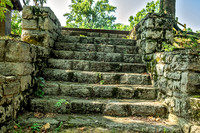 Rustic Stone Stairs Woodlawn Memorial Park