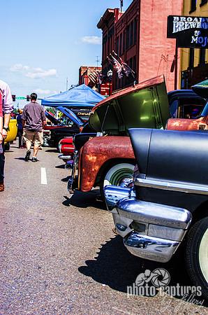 Classic Vehicles In A Row Downtown Nashville
