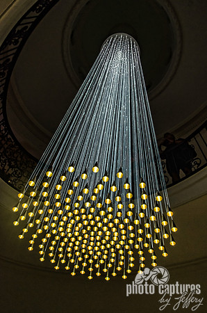 Bell Drop Chandelier Ceiling To Above Floor