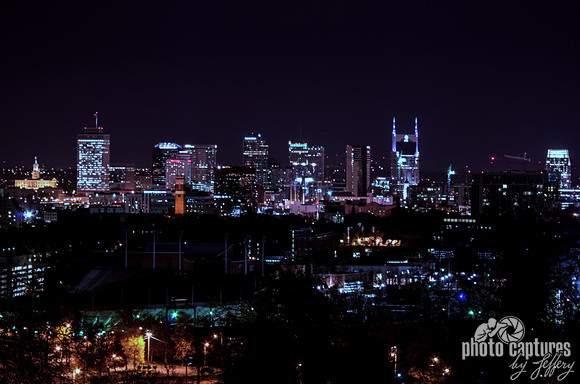 November Night Sky View Across From Love Circle