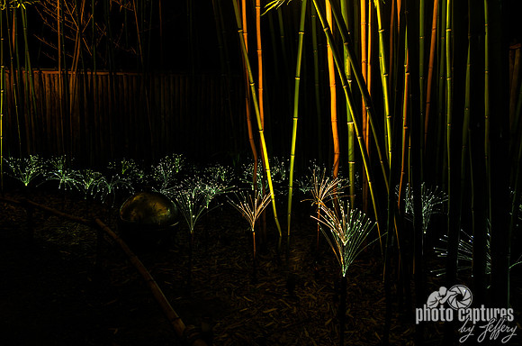 Bamboo Garden Fireflies Lighted Bamboo