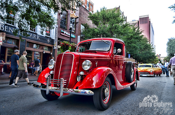 Classic Truck On 2nd Avenue Downtown Nashville