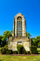 Commemorative stone tower Against Blue Sky