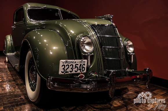 1935 Chrysler Imperial Model C2 Airflow Coupe Biting Down Green