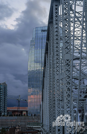 Steel Beams and Stone Cold Glass of Highrise