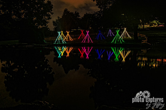 Bruce Munro Light Reservation Nighttime Sky