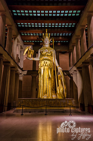 Mighty Athena In The Grand Parthenon Nashville TN