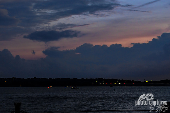 Clouds Rolling In On Percy Priest Lake