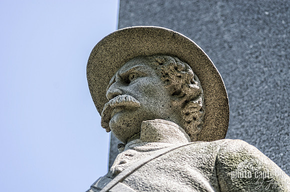 Mustached Soldier Greenwood Cemetery