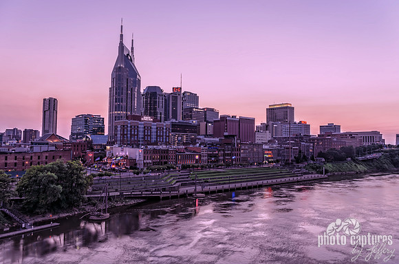 Late Evening Nashville Skyline