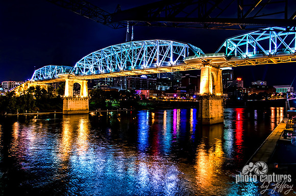Glow Of The Shelby Street Pedestrian Bridge