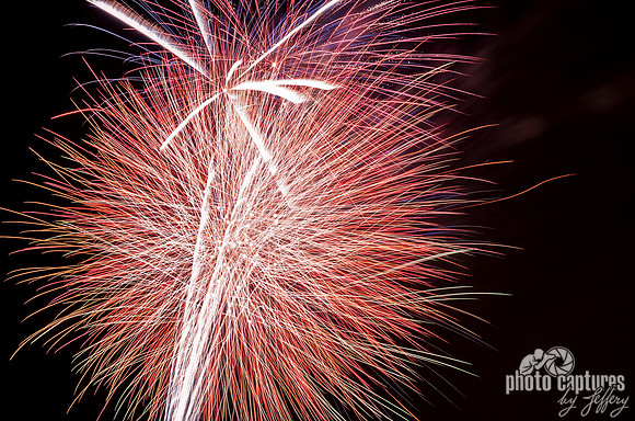 Dandylion Bloom Firework Over Percy Priest Lake