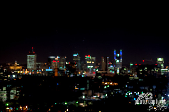 Soft Blur Nashville at Night