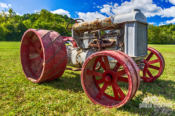 Rustic Antique Tractor at The Scottsboro-Jordonia Antique Tractor and Car Show