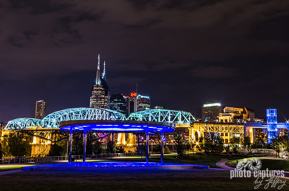 The Outside View Of The Colorful Amphitheater Cumberland Park Nashville TN