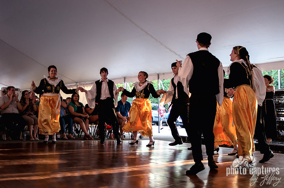 Colorful Dancers Greek Festival