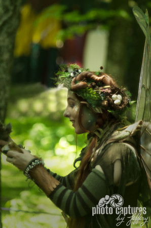 Renaissance Fairy At Festival