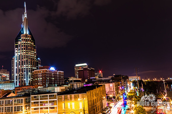 Looking Down 1st Avenue Downtown Nashville TN