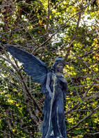 Full View Angelic Winged Female Angel