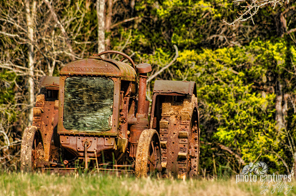 Abandoned Antique Tractor Farmland Middle TN