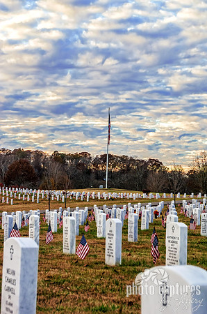 American Flag Still Middle Tennessee Veterans Cemetery