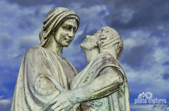 Couple Sculpture In Loving Arms Woodlawn Memorial Park Cemetery Nashville TN