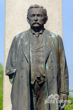 Governor William Calvin Oates Close View Sculpture