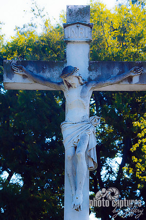 Calvary Catholic Cemetery crucifixion