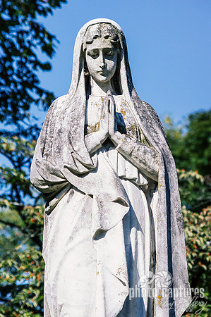 Saint Mary in white